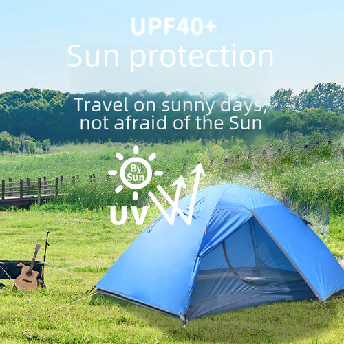 Outdoor Double Layer Oxford Fabric Camping Tent 