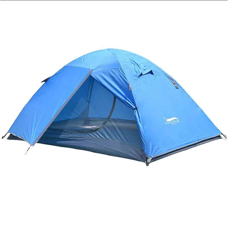 Outdoor Double Layer Oxford Fabric Camping Tent 