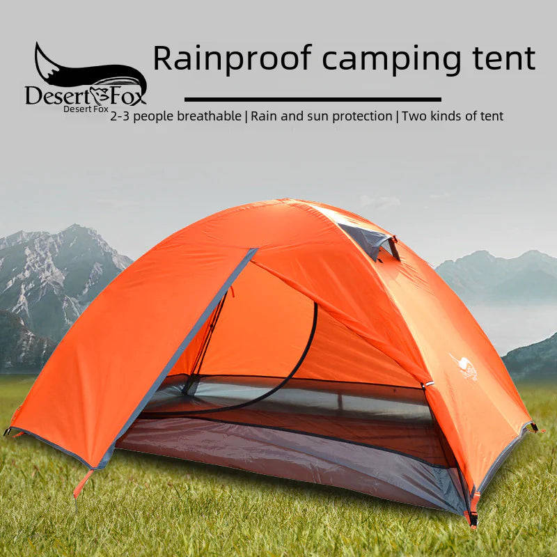 Outdoor Double Layer Oxford Fabric Camping Tent 
